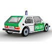 COBI 24642 Volkswagen Golf (1974) Polizei