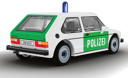 COBI 24642 Volkswagen Golf (1974) Polizei