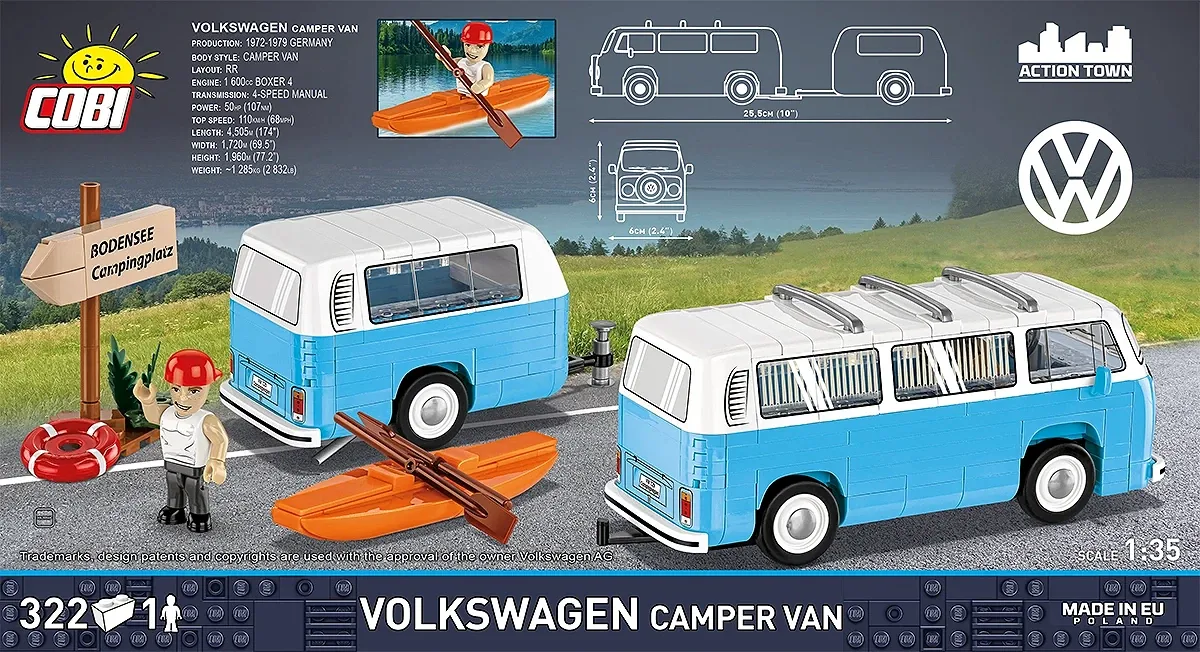 COBI 24653 Volkswagen Camper Van