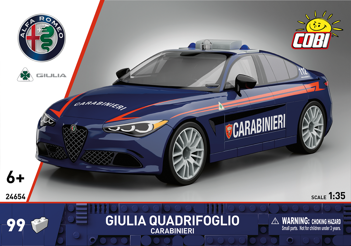 COBI 24654 Giulia Quadrifoglio Carabinieri