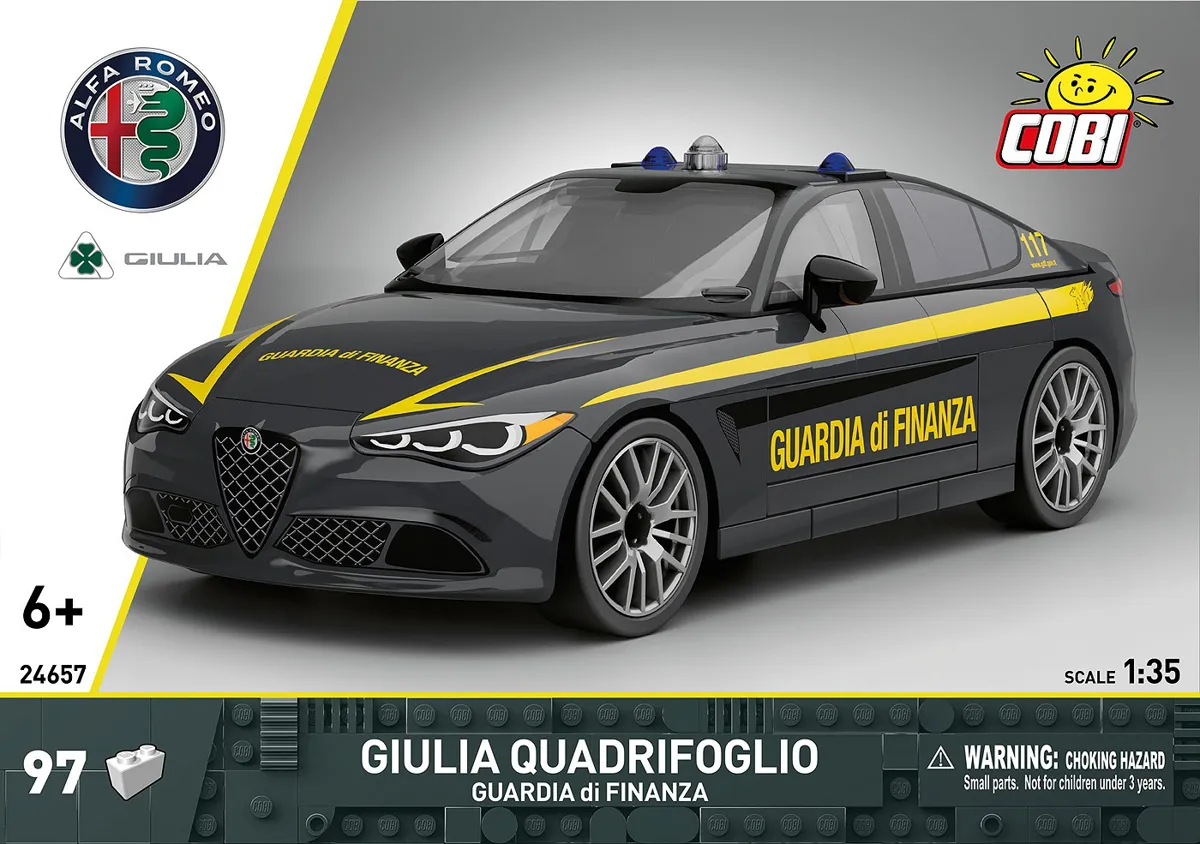 COBI 24657 Giulia Quadrifoglio Guardia di Finanza