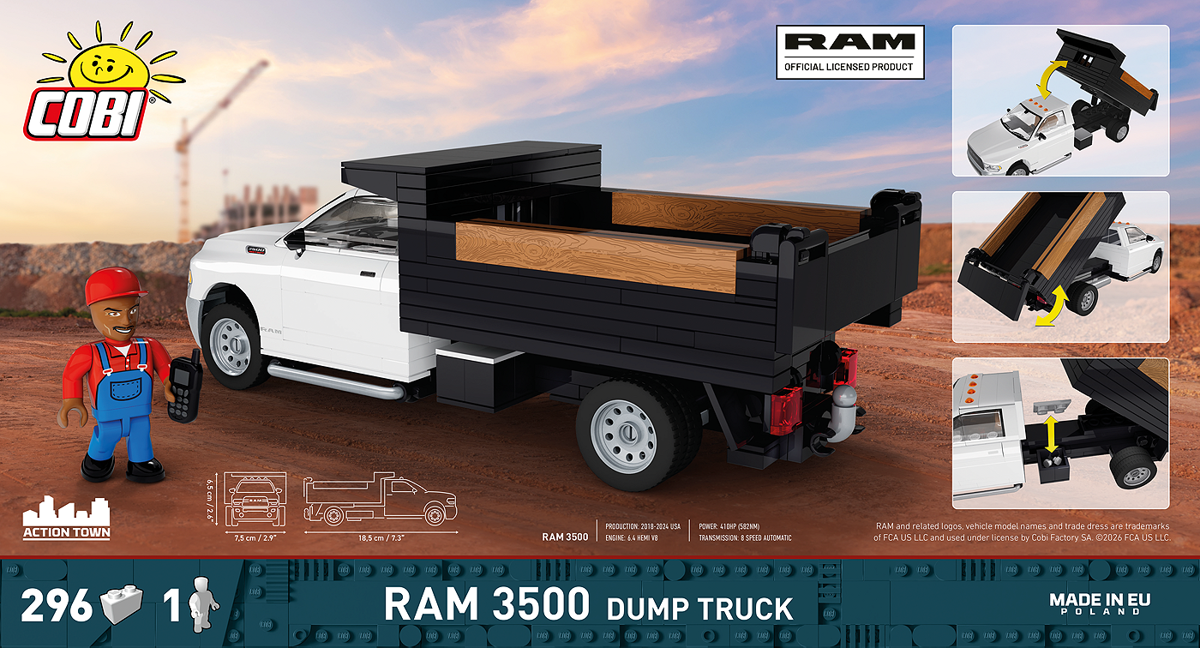 COBI 24659 RAM 3500 Muldenkipper