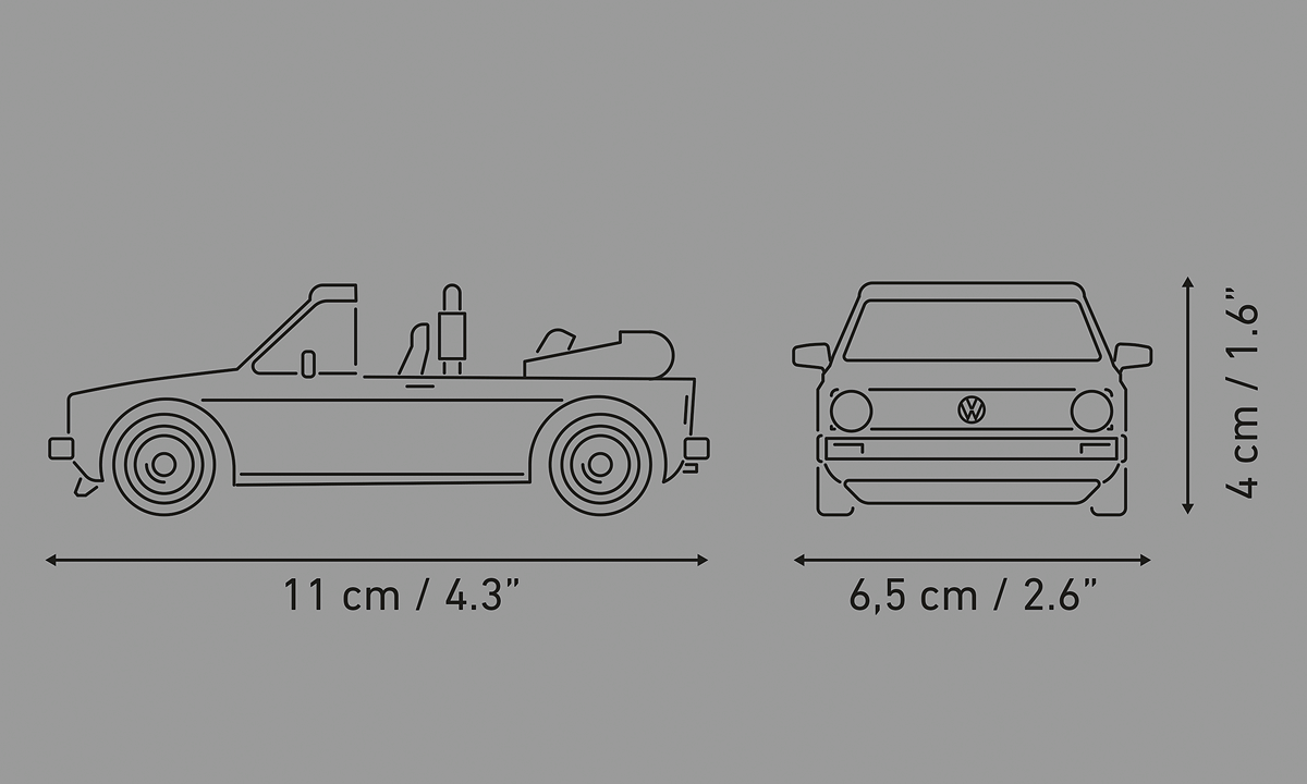 COBI 24660 Volkswagen Golf Cabriolet (1979-1993)