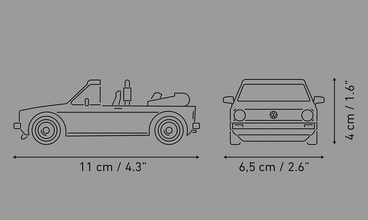 COBI 24660 Volkswagen Golf Cabriolet (1979-1993)