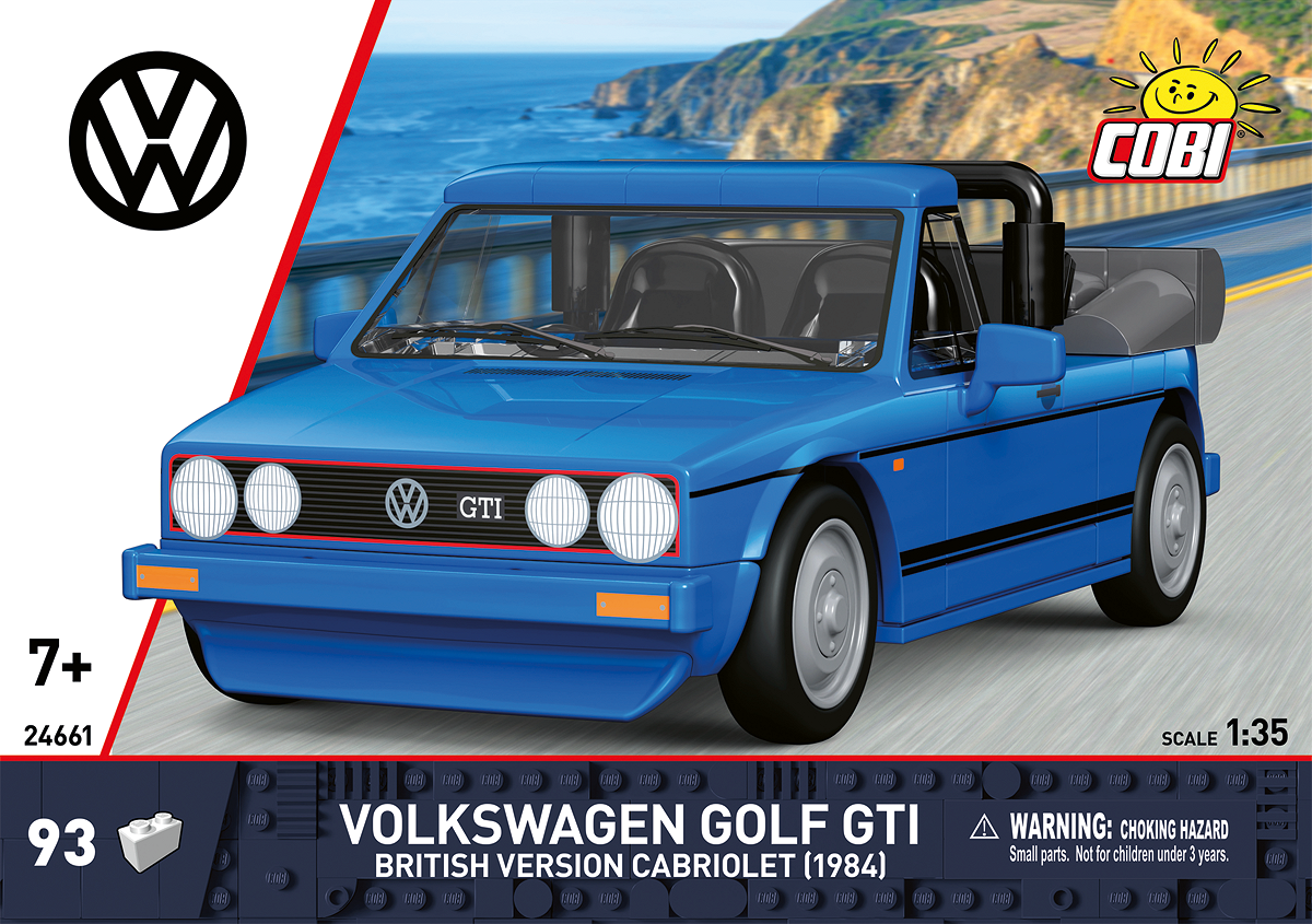 COBI 24661 Volkswagen Golf GTI British Version Cabriolet (1984)
