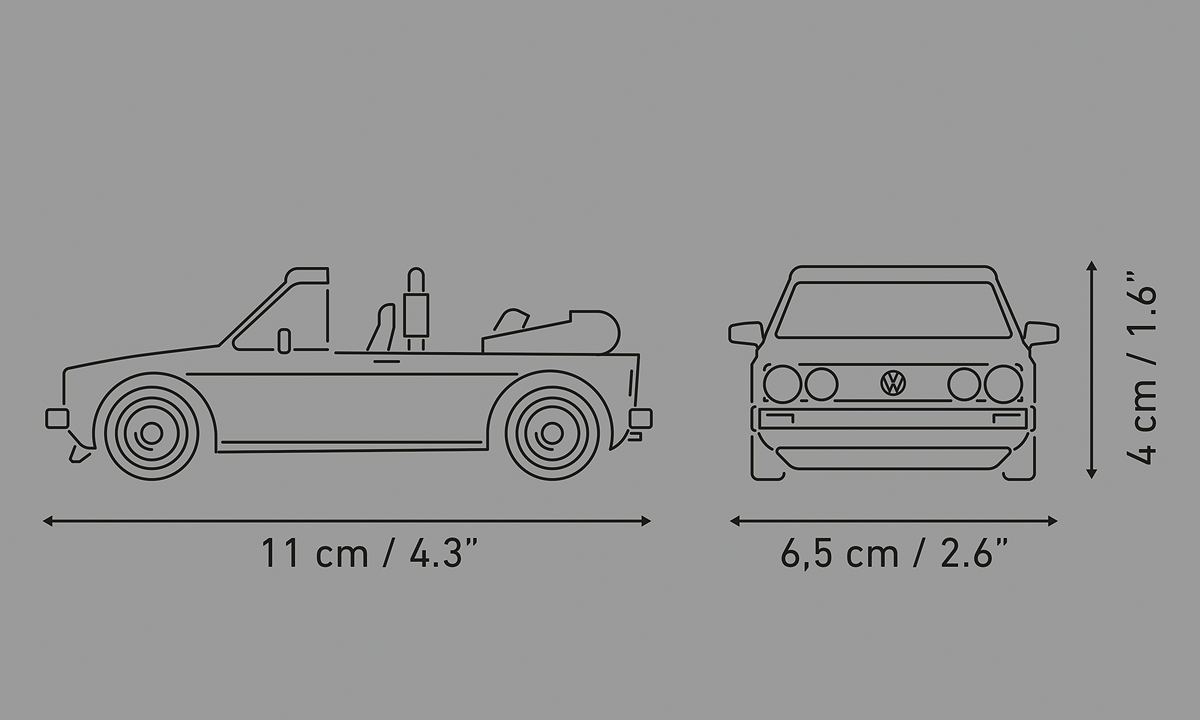 COBI 24661 Volkswagen Golf GTI British Version Cabriolet (1984)
