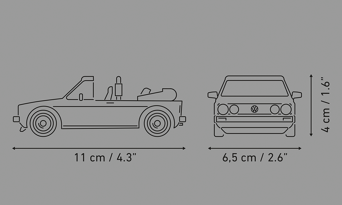 COBI 24661 Volkswagen Golf GTI British Version Cabriolet (1984)