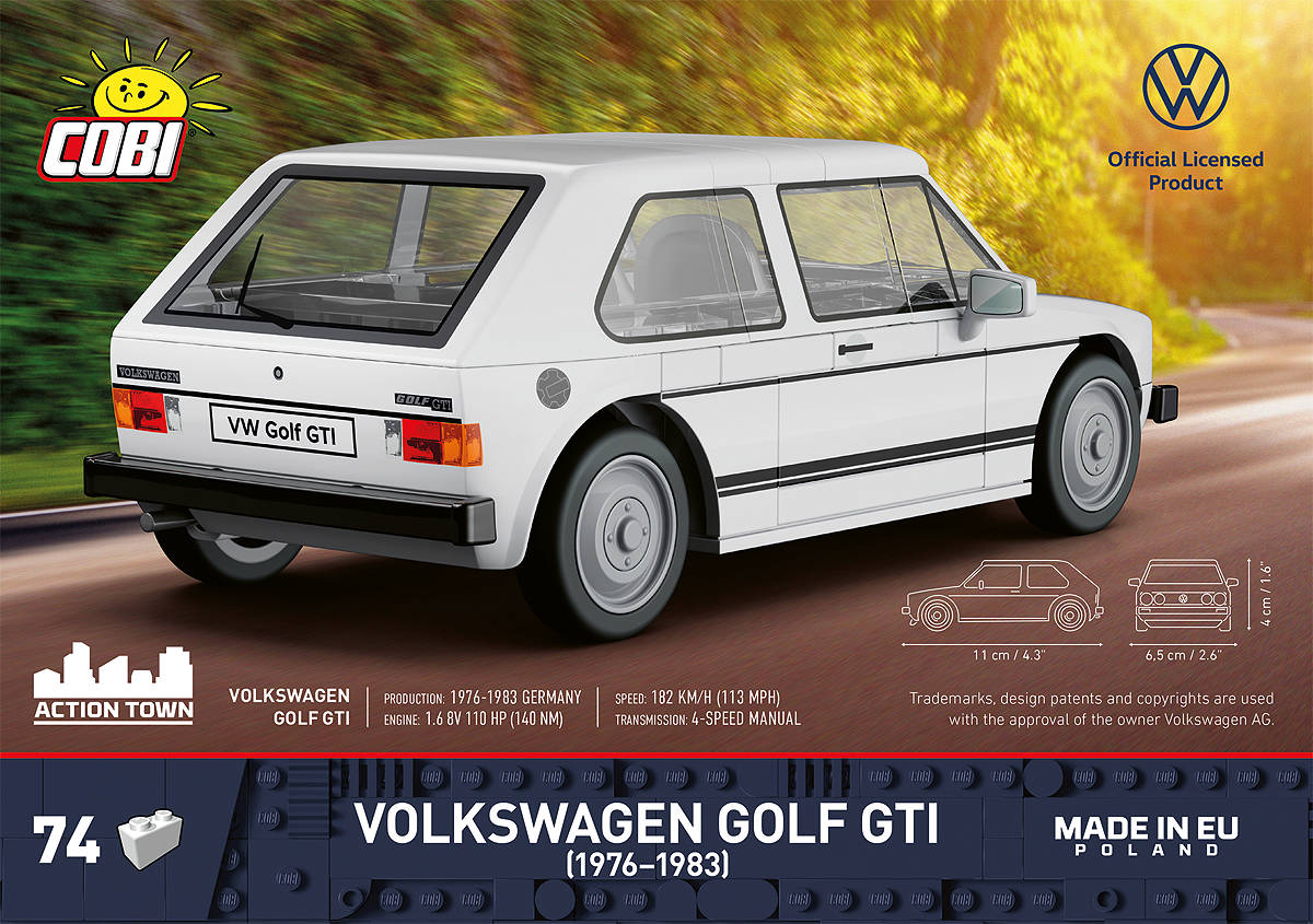 COBI 24662 Volkswagen Golf GTI (1976-1983)
