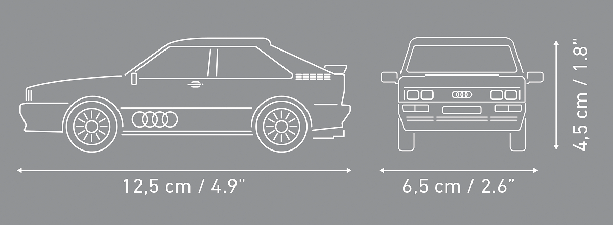 COBI 24664 Audi quattro 1980