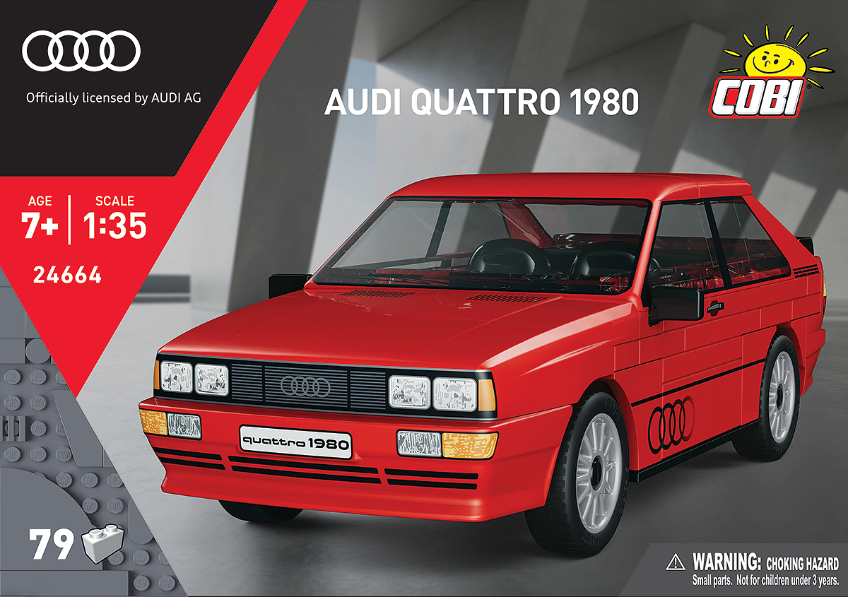 COBI 24664 Audi quattro 1980
