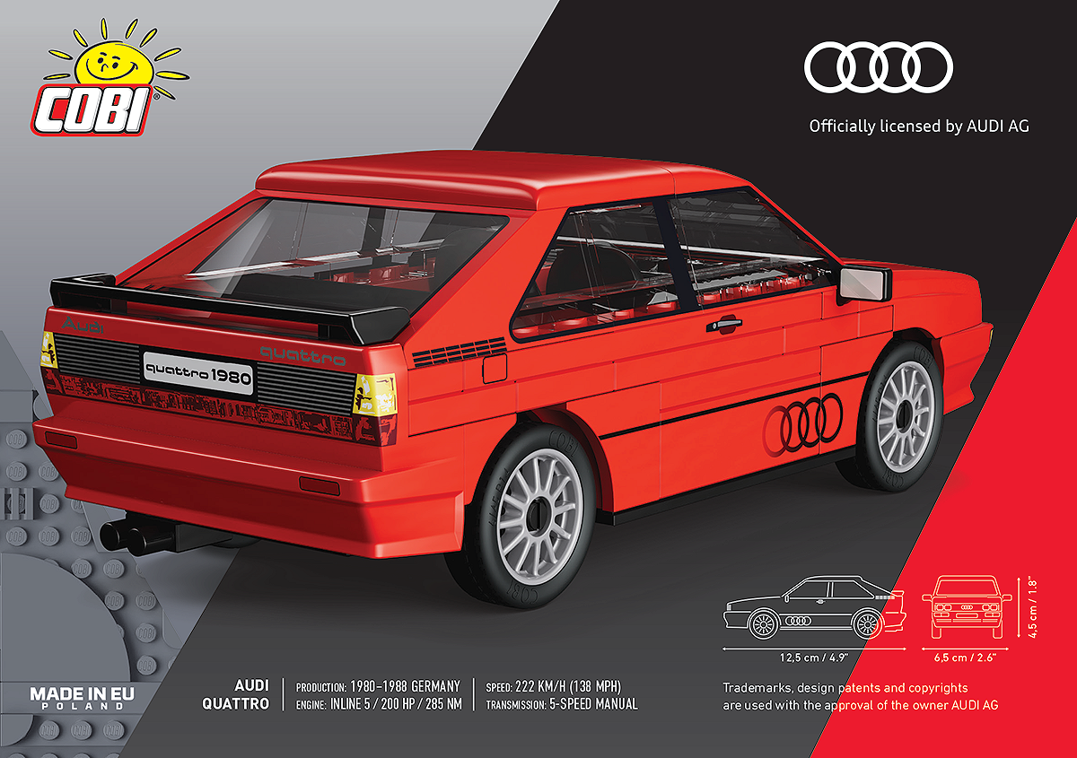 COBI 24664 Audi quattro 1980