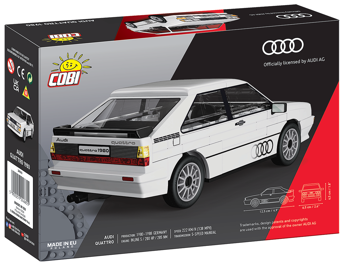COBI 24665 Audi quattro 1980