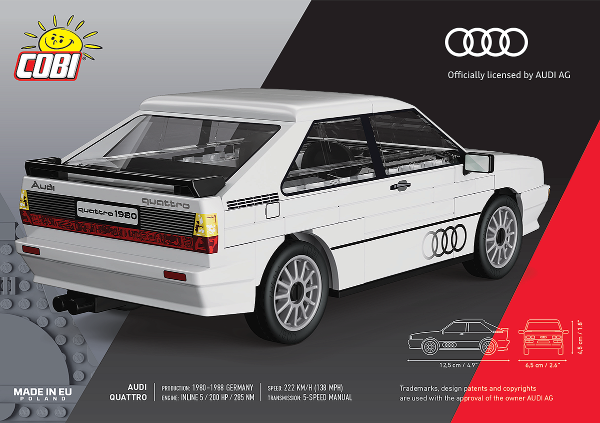 COBI 24665 Audi quattro 1980