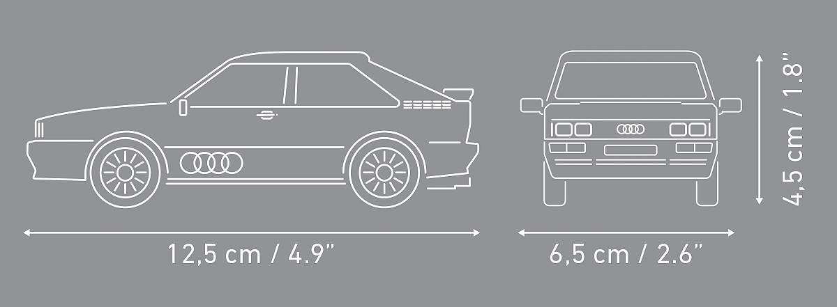 COBI 24665 Audi quattro 1980