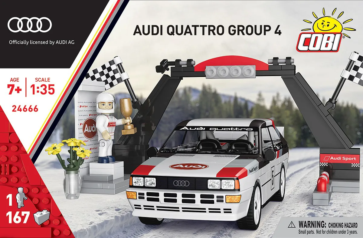 COBI 24666 Audi quattro Gruppe 4