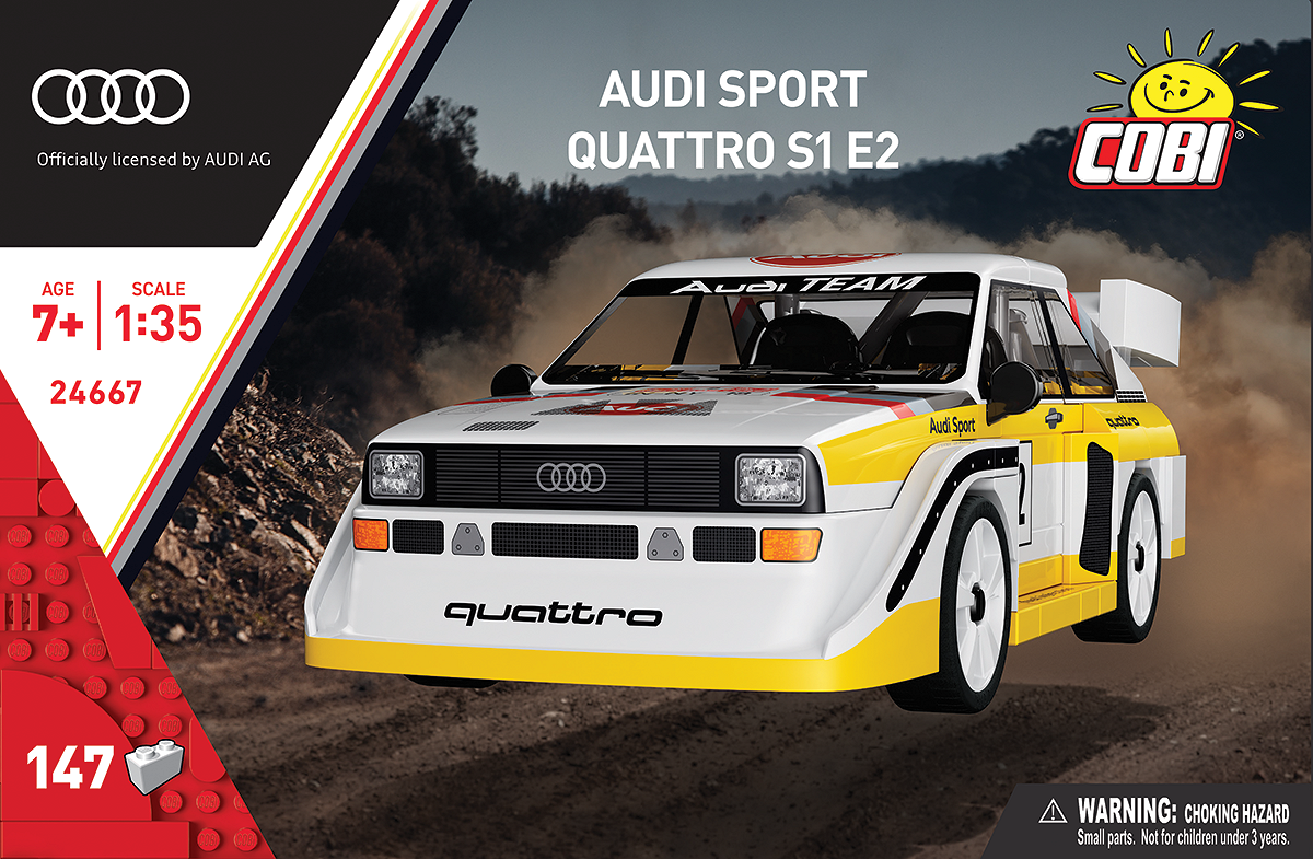 COBI 24667 Audi quattro S1 E2