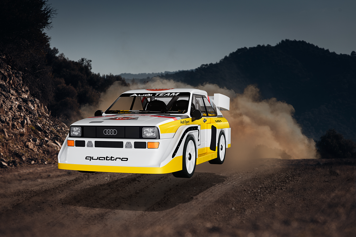 COBI 24667 Audi quattro S1 E2