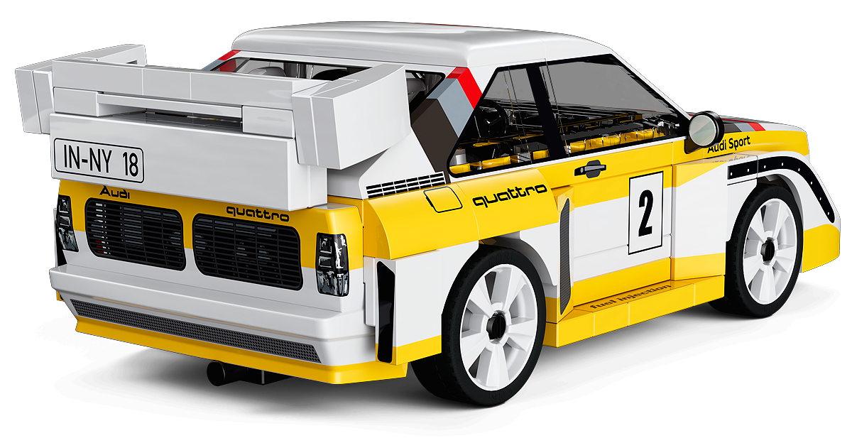 COBI 24667 Audi quattro S1 E2