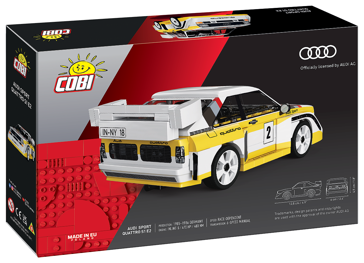 COBI 24667 Audi quattro S1 E2