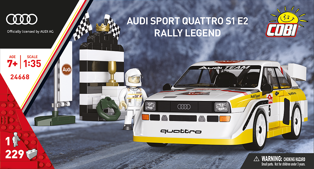 COBI 24668 Audi Sport quattro S1 E2 Rally Legend (1985)