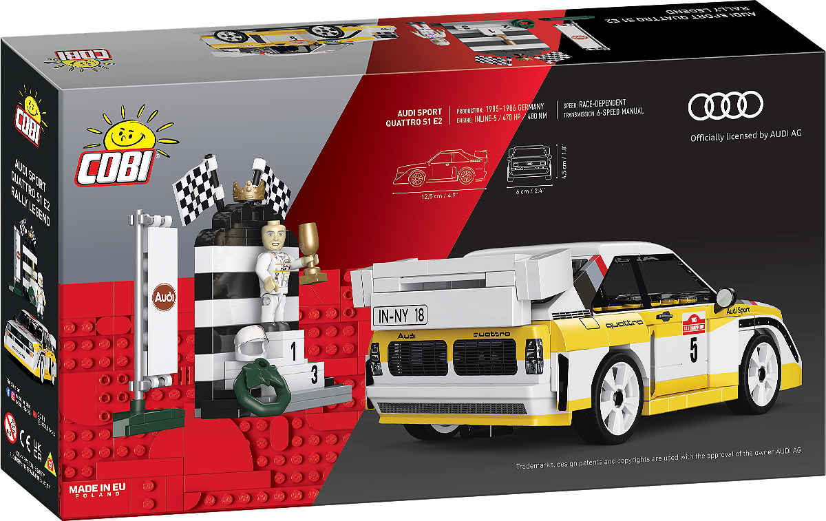 COBI 24668 Audi Sport quattro S1 E2 Rally Legend (1985)