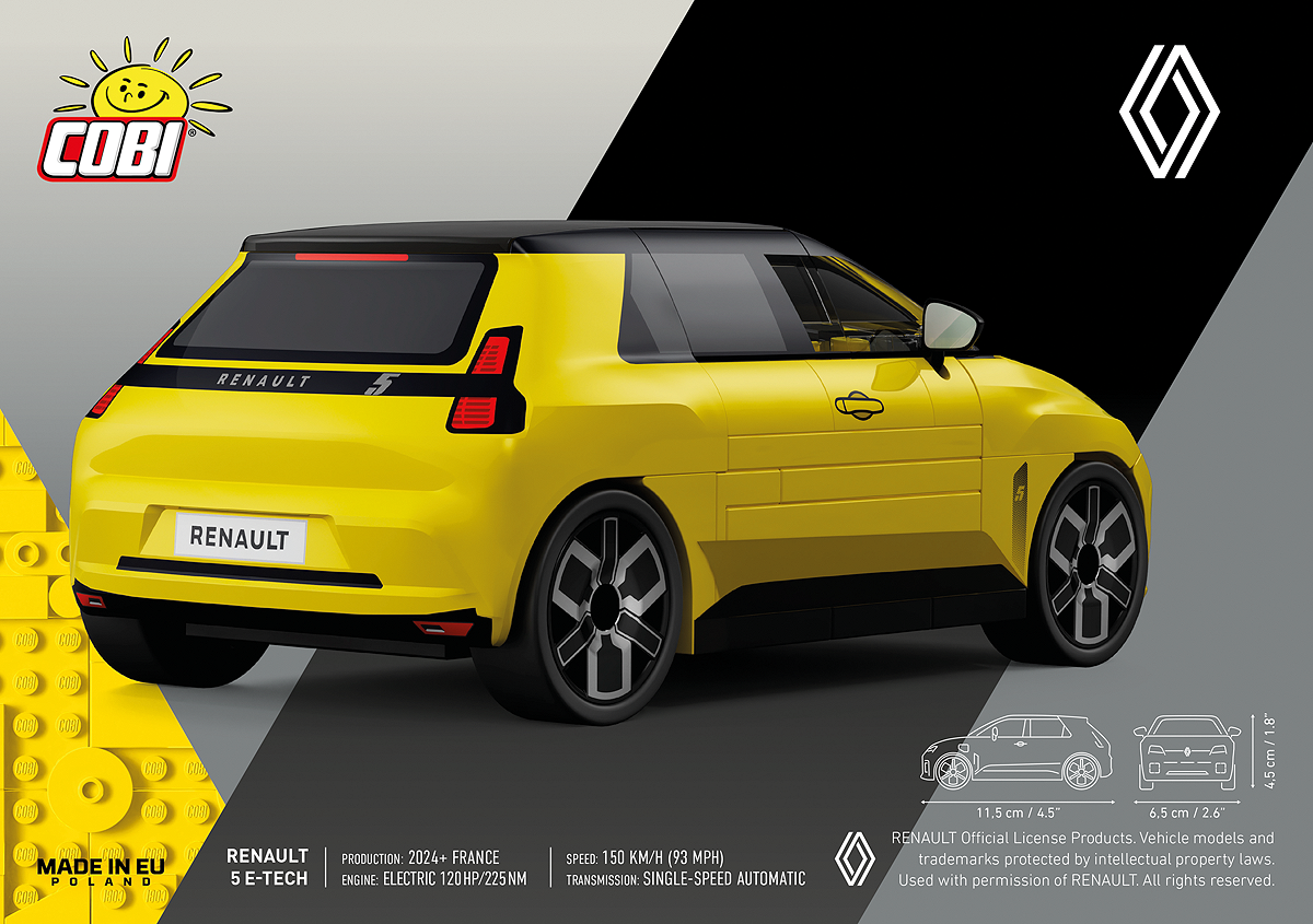 COBI 24673 Renault 5 E-Tech