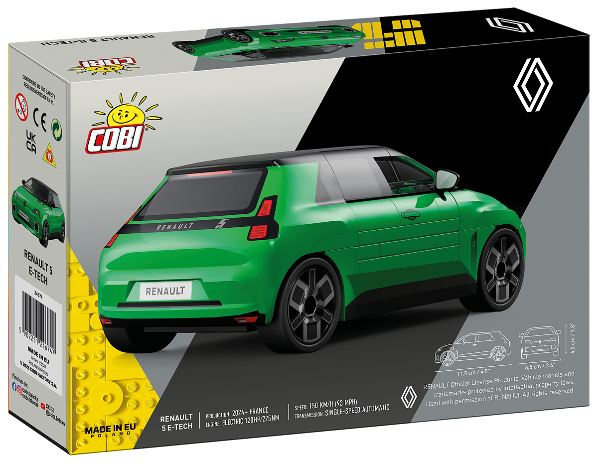 COBI 24674 Renault 5 E-Tech