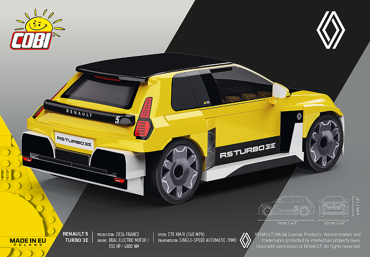 COBI 24676 Renault 5 Turbo 3E