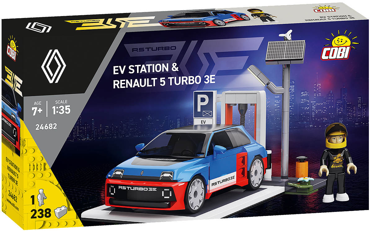 COBI 24682 EV Station & Renault 5 Turbo 3E