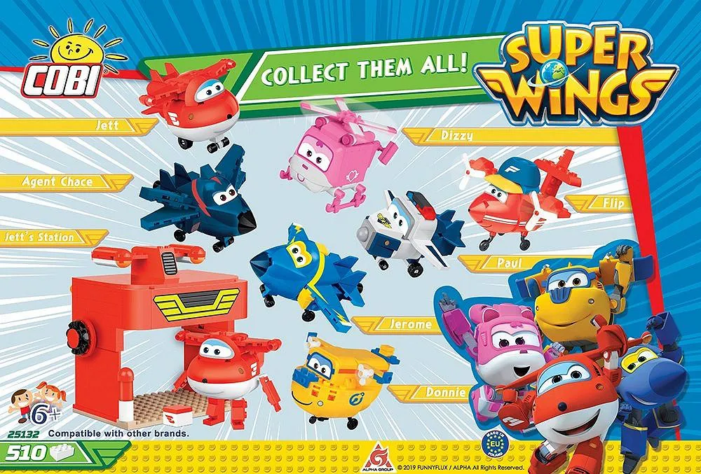 COBI 25132 World Airport Jett Donnie Super Wings