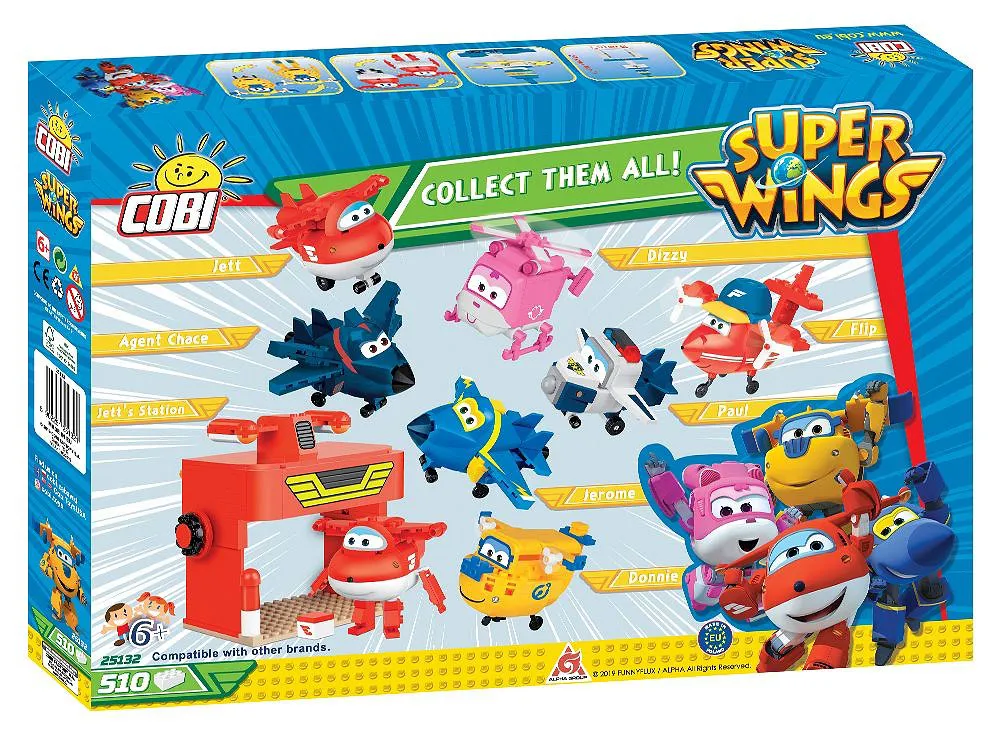 COBI 25132 World Airport Jett Donnie Super Wings