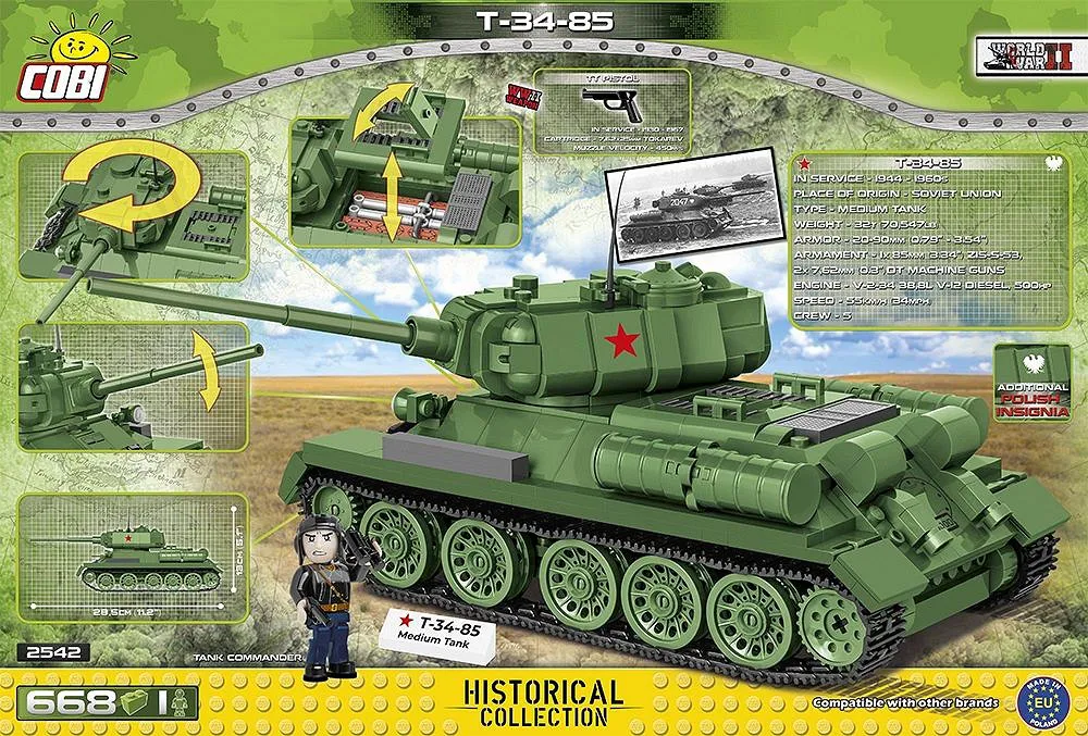 COBI 2542 T-34/85