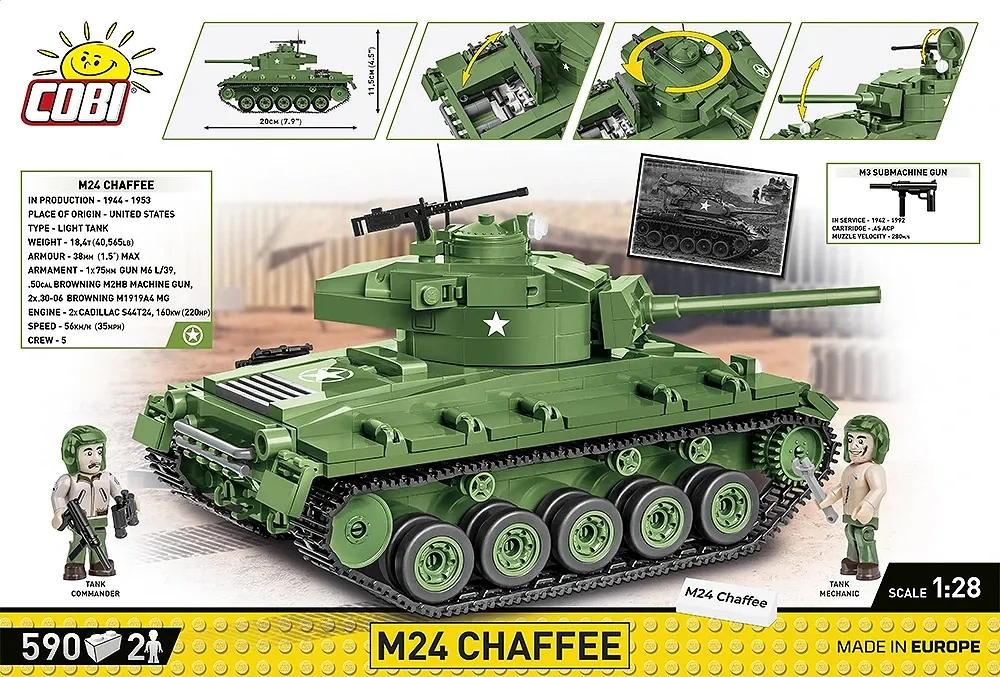 COBI 2543 M24 Chaffee