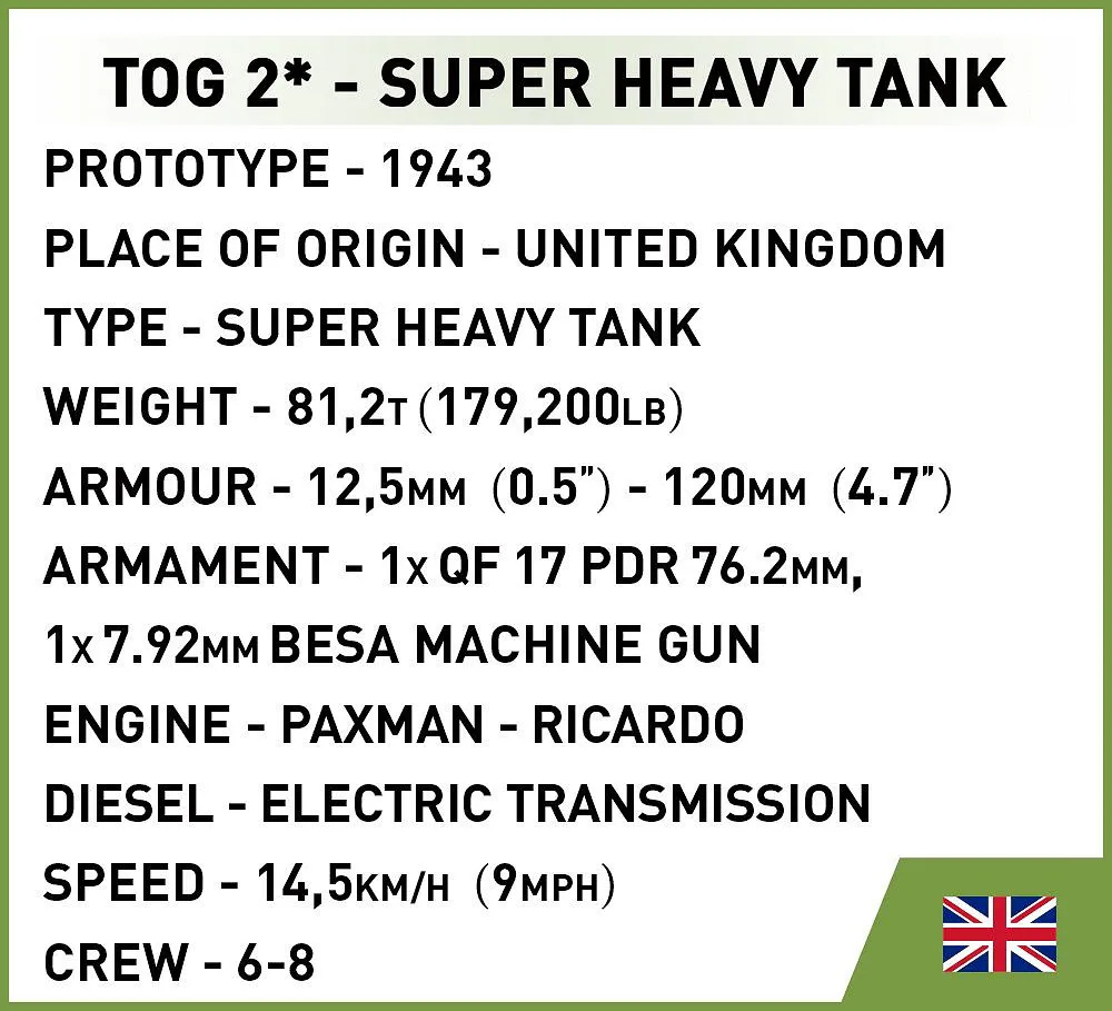 COBI 2544 TOG II* - Schwerer Superpanzer