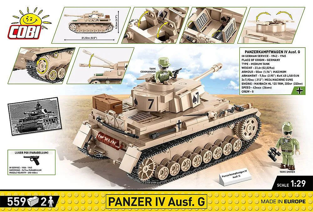 COBI 2546 Panzer IV Ausf.G