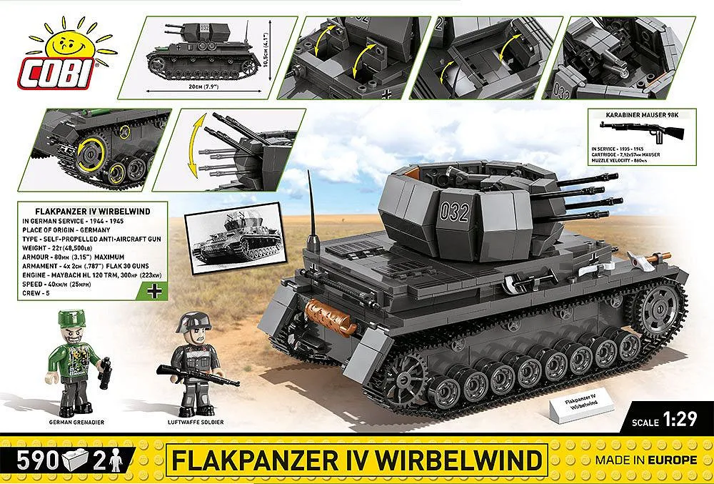 COBI 2548 Flakpanzer IV Wirbelwind