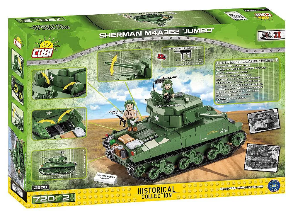 COBI 2550 Sherman M4A3E2 Jumbo