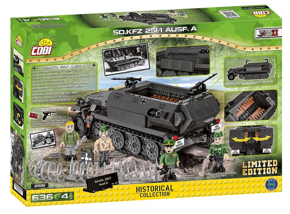 COBI 2551 Sd.Kfz.251/1 Ausf. A - Limited Edition