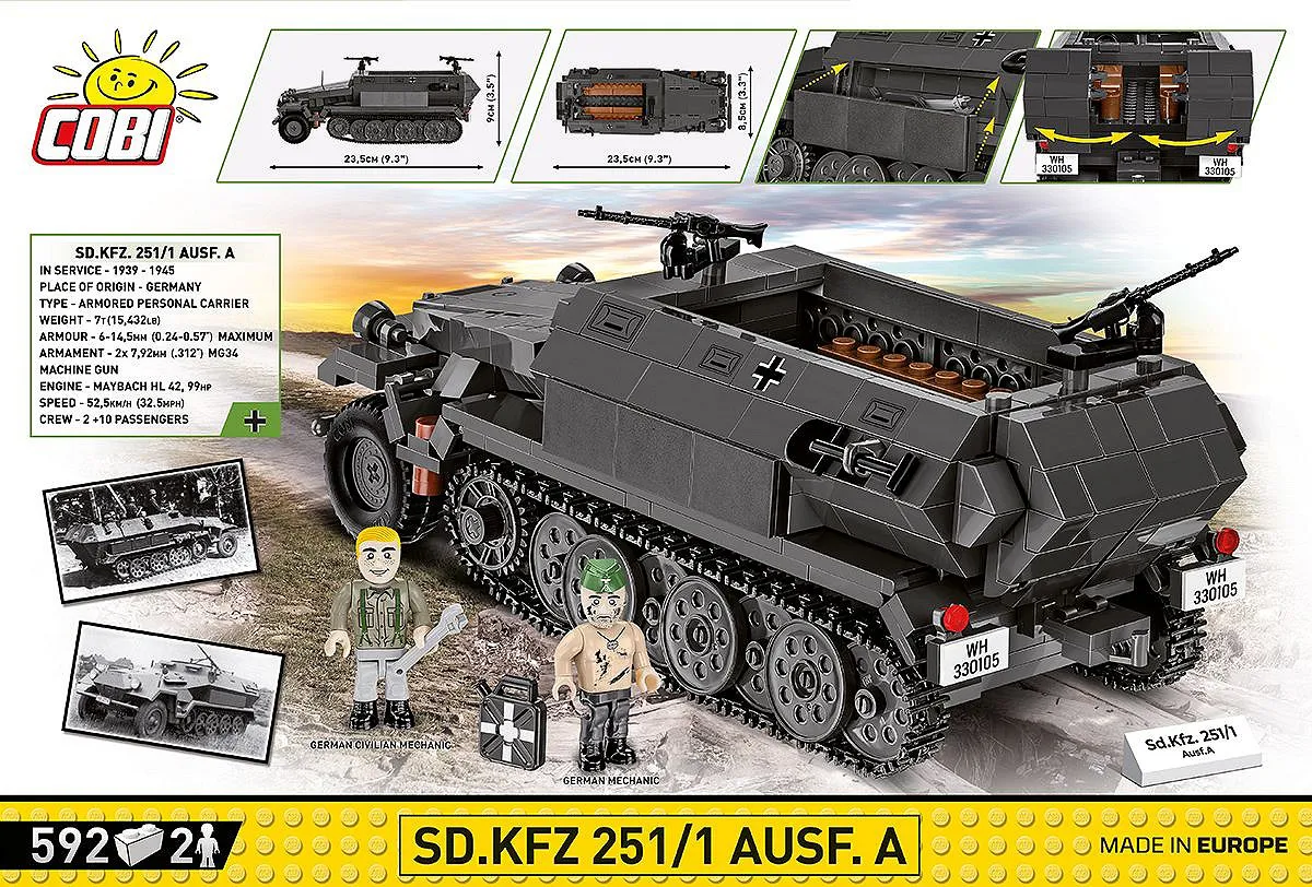 COBI 2552 Sd.Kfz.251/1 Ausf. A