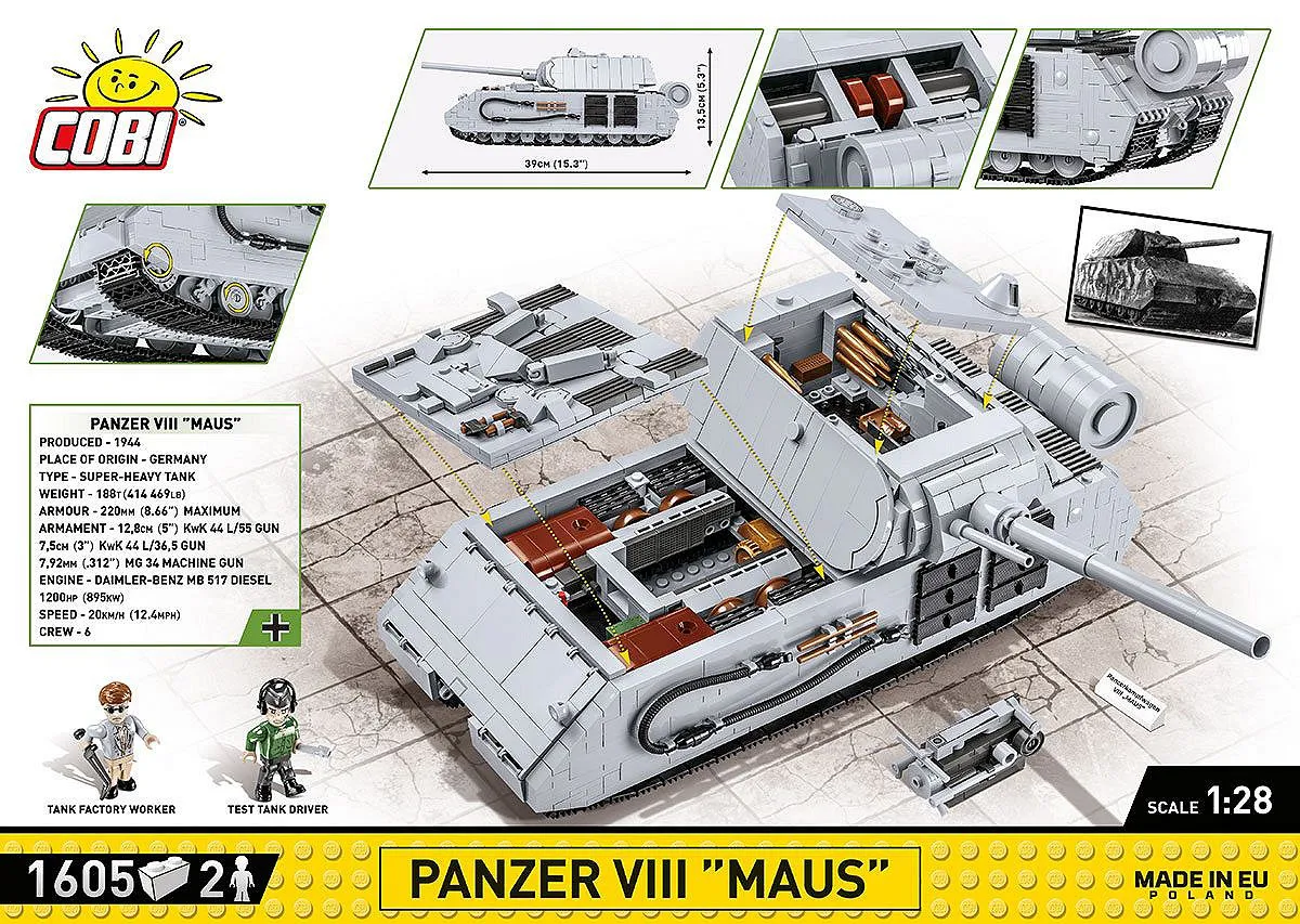 COBI 2559 Panzer VIII Maus
