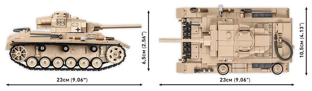 COBI 2561 Panzer III Ausf. J & Field Workshop - Limited Edition