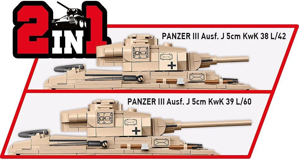 COBI 2561 Panzer III Ausf. J & Field Workshop - Limited Edition