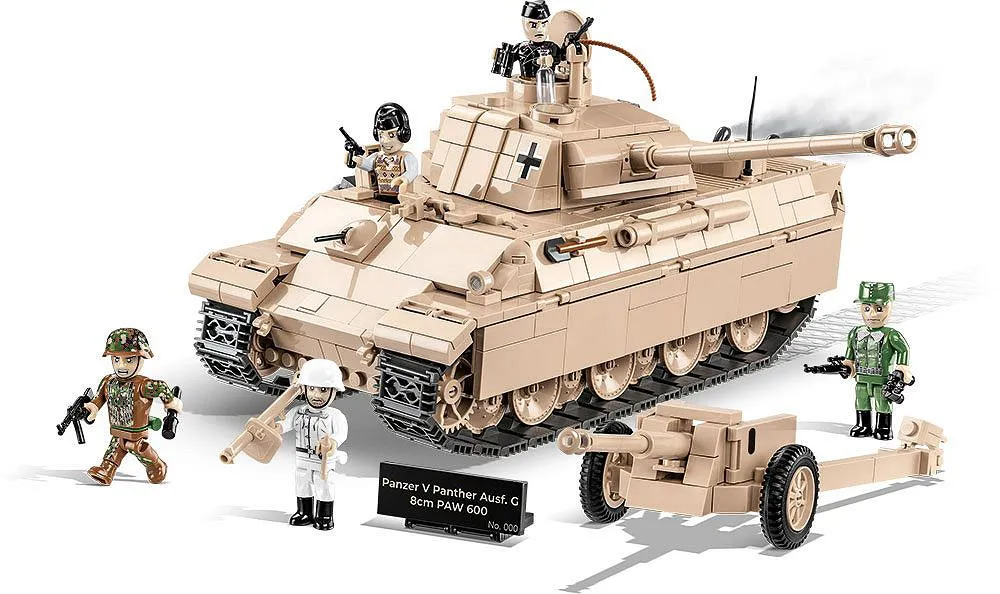 COBI 2565 PzKpfw V Panther Ausf. G + 8 cm PAW 600 - Limited Edition
