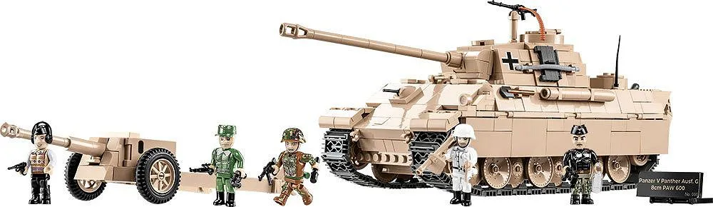 COBI 2565 PzKpfw V Panther Ausf. G + 8 cm PAW 600 - Limited Edition