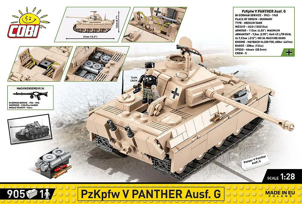COBI 2566 PzKpfw V Panther Ausf. G
