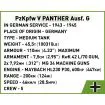 COBI 2566 PzKpfw V Panther Ausf. G