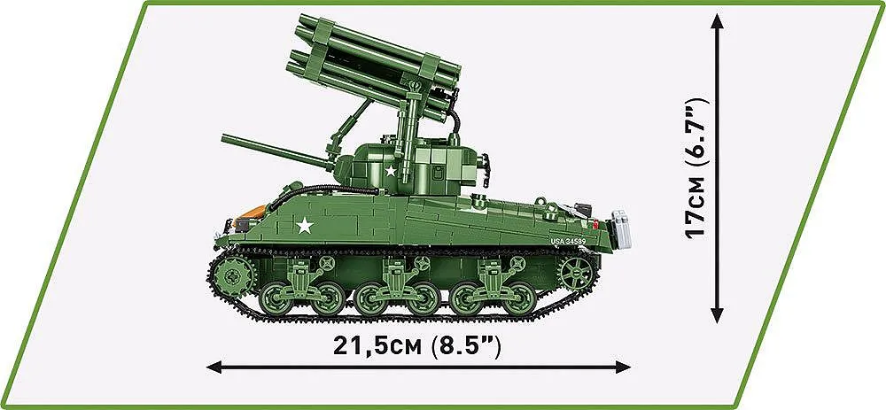 COBI 2569 M4A3 Sherman & T34 Calliope - Executive Edition