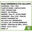COBI 2569 M4A3 Sherman & T34 Calliope - Executive Edition