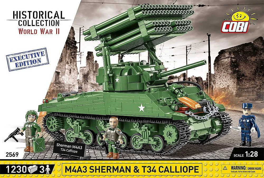 COBI 2569 M4A3 Sherman & T34 Calliope - Executive Edition