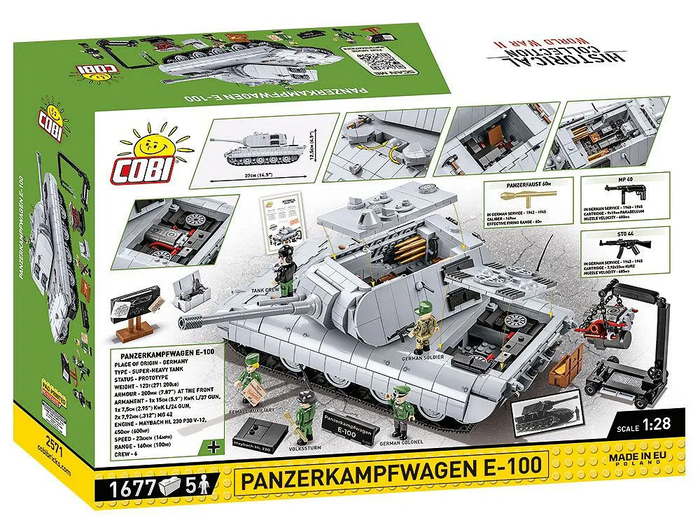 COBI 2571 Panzerkampfwagen E-100 - Limitierte Edition